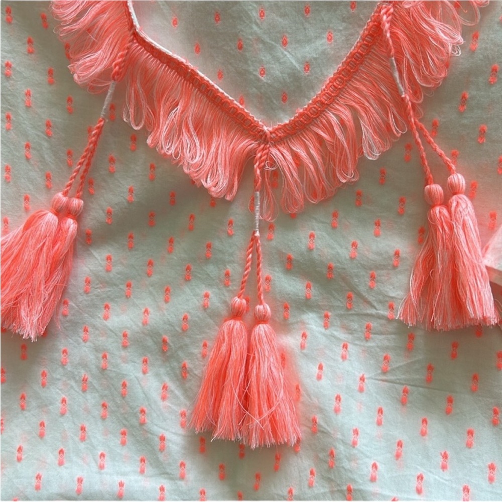 Lilly Pulitzer Kipper Coverup cover up tunic, swim, size small medium neon pink - Picture 6 of 8